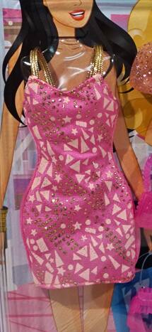 Alt View 2. Barbie - Outfit Set - Barbie Fashionistas Day Looks Outfits - Glitter & Jewels Doll Clothes - Multi.