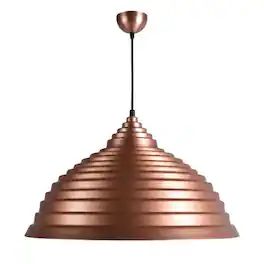 Living District - Circa 1 Light Pendant - Honey Gold