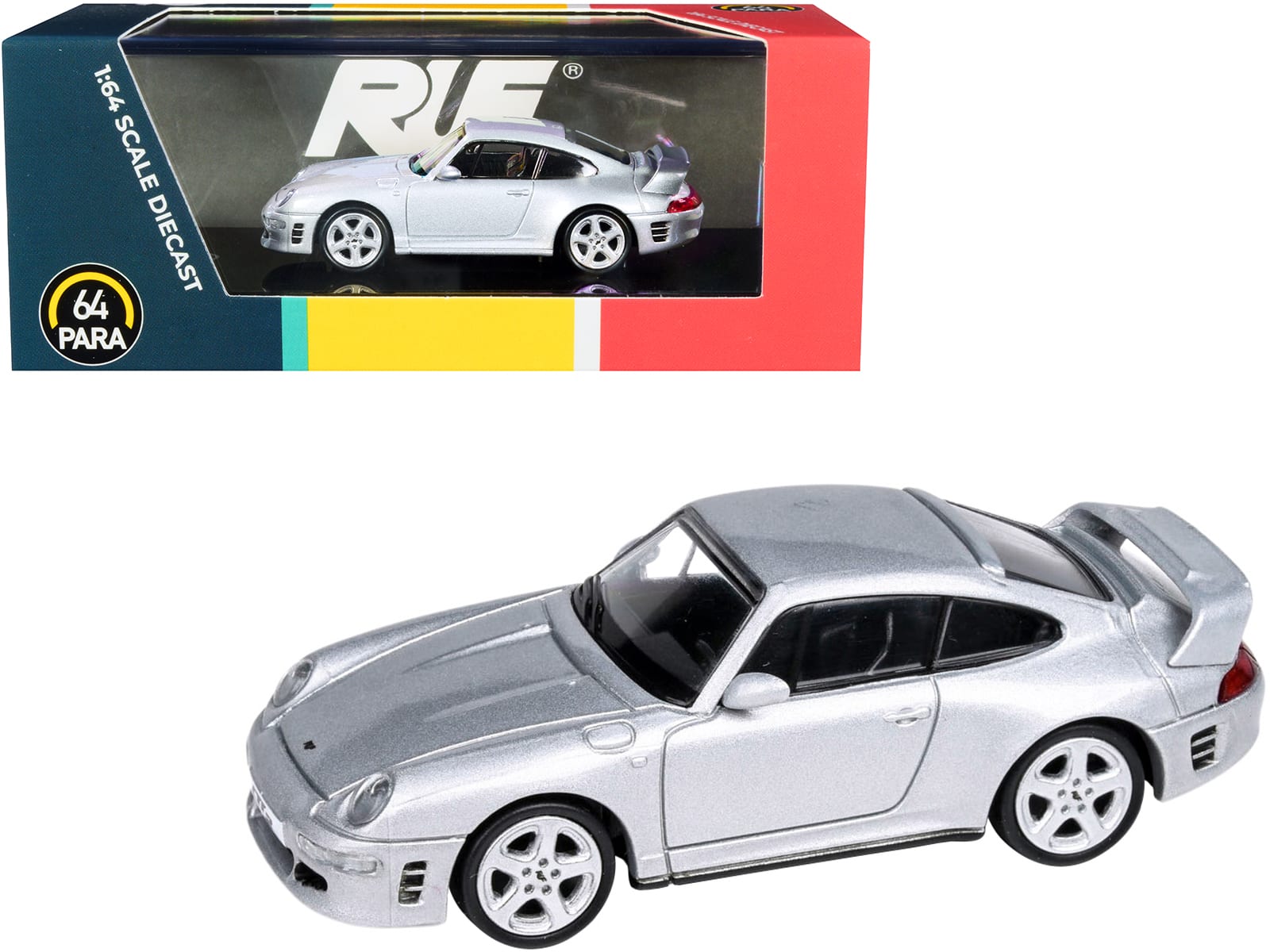 RUF CTR2 Silver Metallic 1/64 Diecast Model Car by Paragon price history on PriceWatchPro