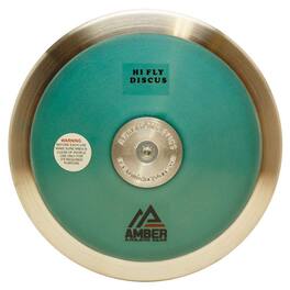 Amber Sporting Goods - Amber Fight Gear Hi Fly Discus IAAF Certified Training Discus, 85% Rim Weight, Polycarbonate Plates, 2kg - Multicolor