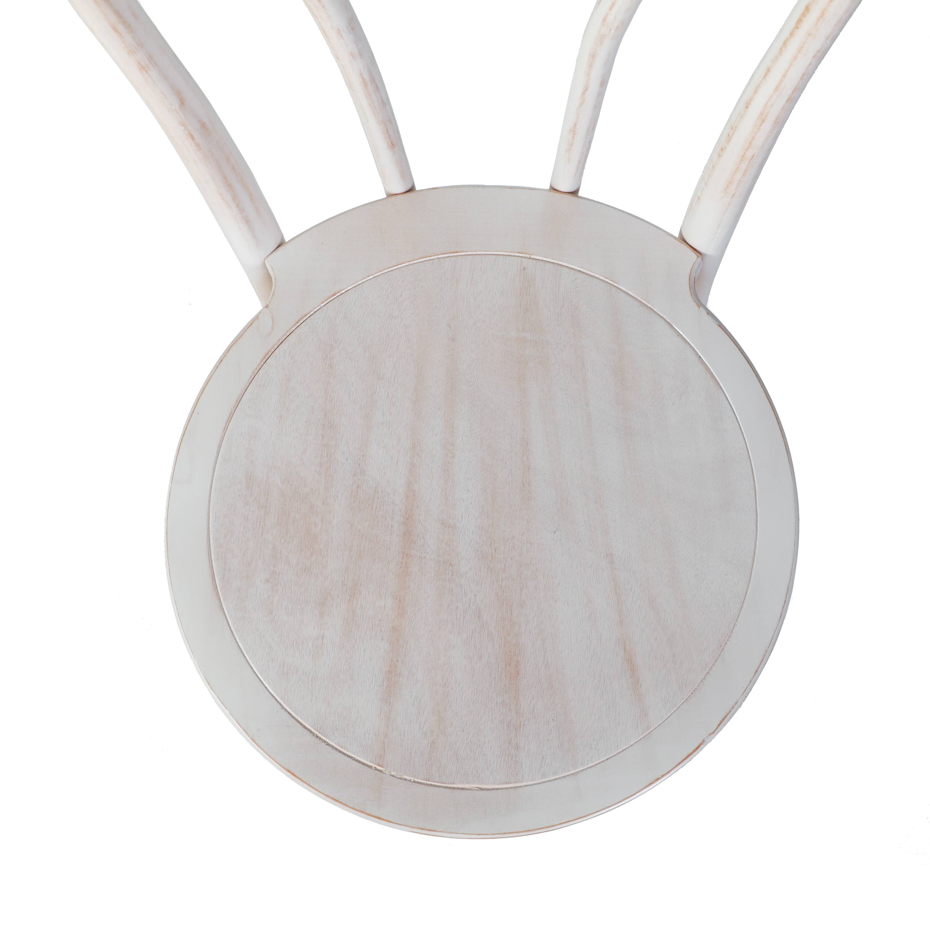 Alt View 9. Emma + Oliver - Swartz Solid Wood Thonet Style Stack Dining Chair - White Wash.