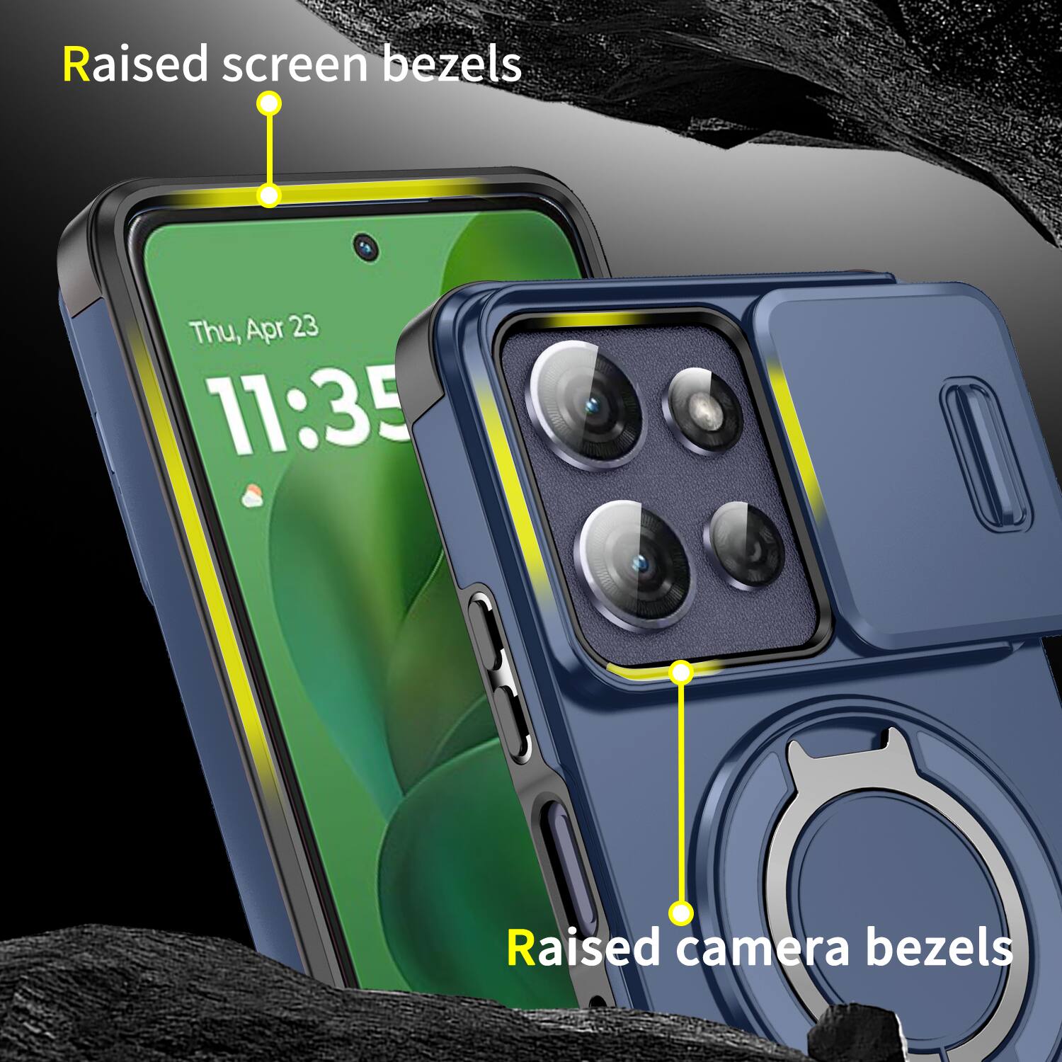 Raised screen bezels  
Thu, Apr 23 11:35  
Raised camera bezels