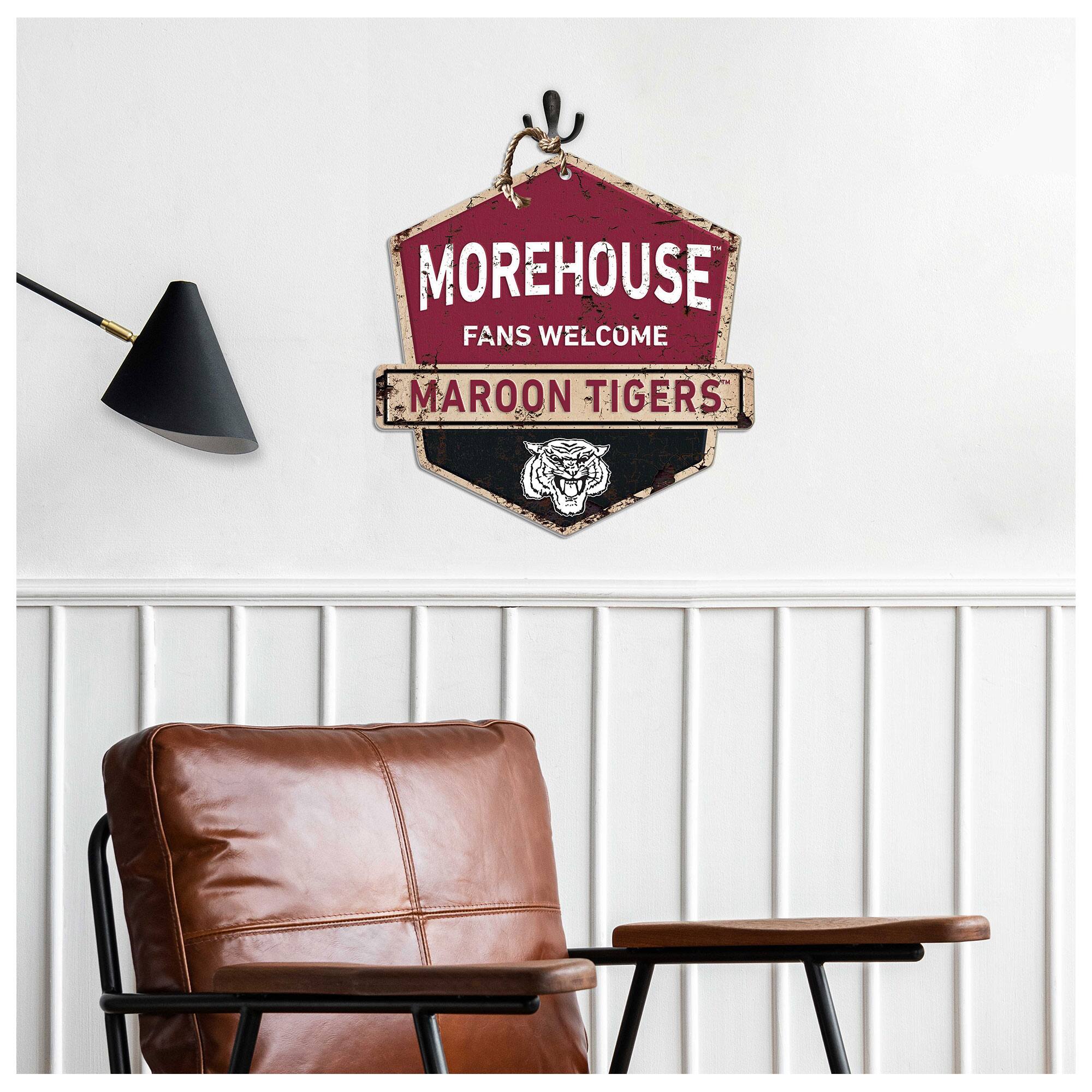 Jardine Morehouse Tigers Fans Welcome Sign Maroon 4941514 - Best Buy