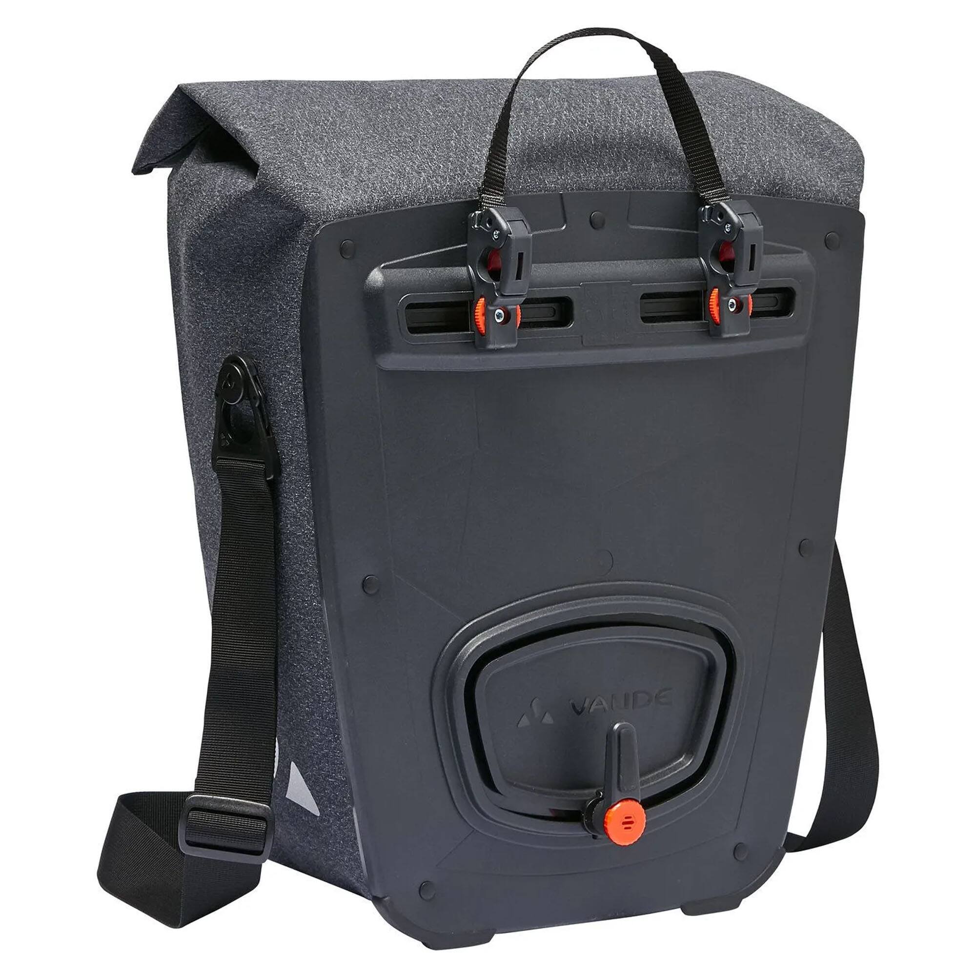 Alt View 1. VAUDE - Vaude ReCycle Pro Single Bike Bag - Black - Black.