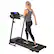 Front. Hunkstar - Foldable Portable Treadmills with Incline for Home, Small Compact Mini Treadmill 300 LBS Capacity with 12 HIIT Modes - Black.