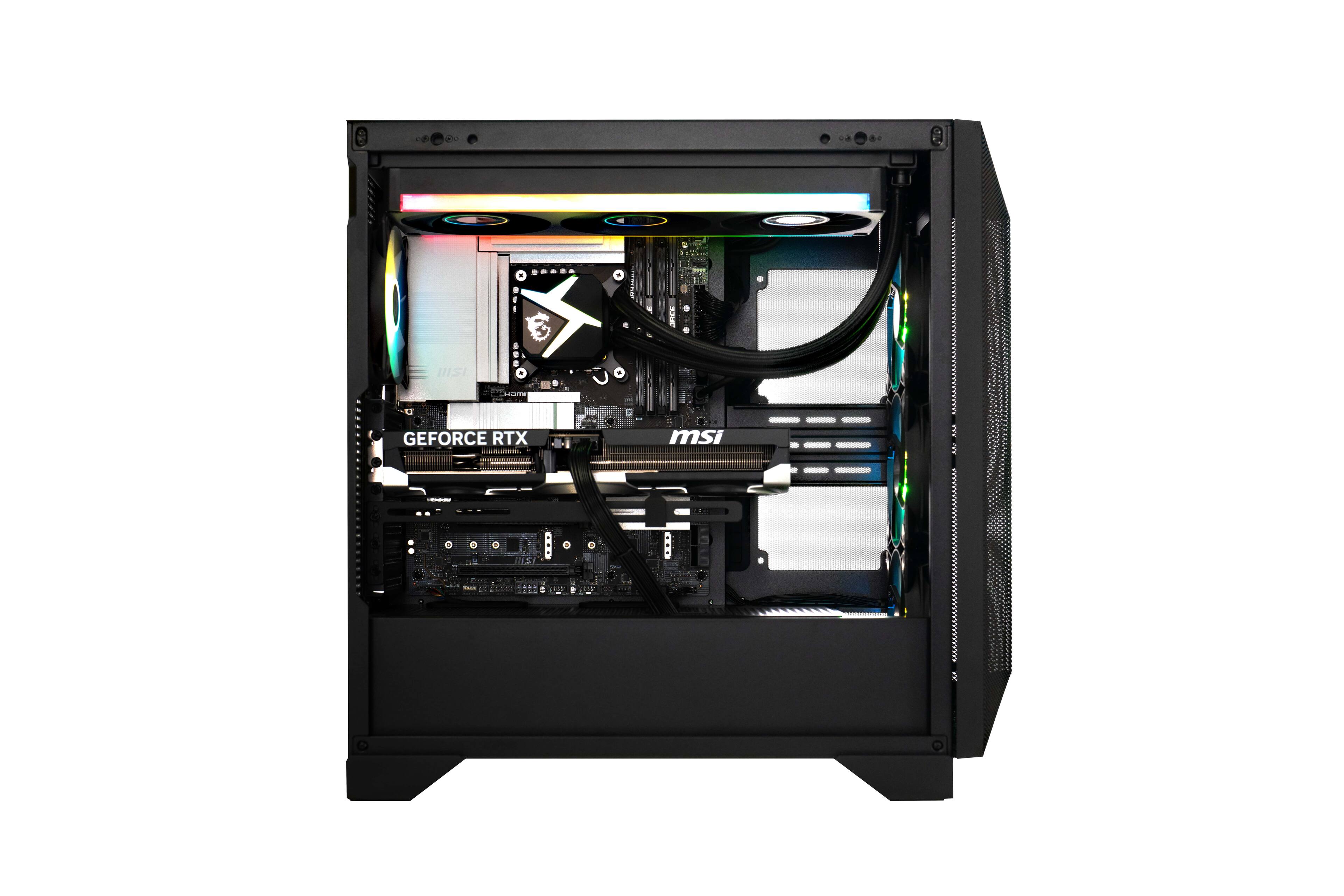 The text on the image reads "CA . S IOG NI GEFORCE RTX msi 7A ...". However, it is not clear what the rest of the text says.