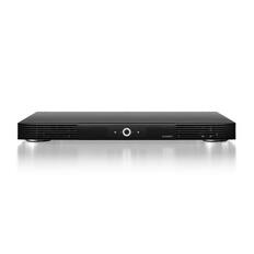Front. AC Infinity - AIRCOM S10, AV Receiver Cooling Fan with Thermal Trigger, 17" Front Exhaust - Black.