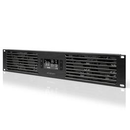AC Infinity - CLOUDPLATE T7, Quiet Rack Cooling Fan System, 2U Exhaust - Black