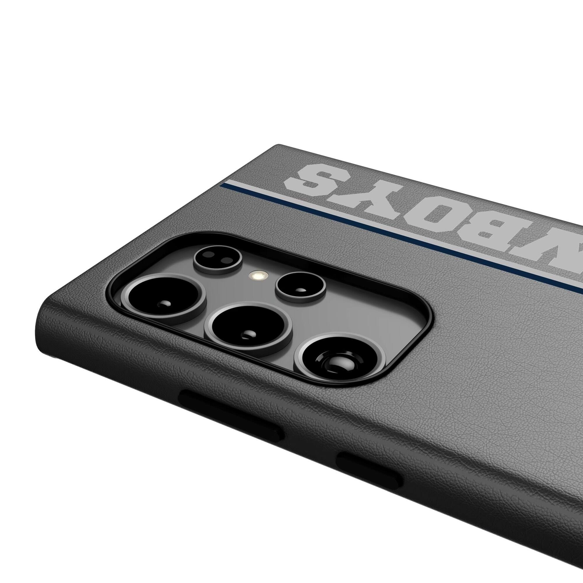 Alt View 2. Keyscaper - Dallas Cowboys Galaxy Magnetic Bump Case - S25 Ultra - Black.