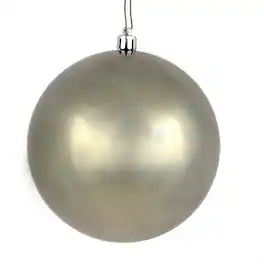 Vickerman - 8" Shiny Ball UV Drilled - Wrought Iron