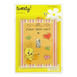 BreeBe - Looney Tunes Tweety Cheeky Switch Plate Cover - Multicolor