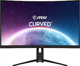MSI - MAG 325CQRXF E2 32" Curved QHD 240Hz 0.5ms FreeSync Premium Quantum Dot Gaming Monitor (DIsplayPort, HDMI) - Black