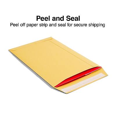 Peel and Seal

Peel off paper strip and seal for secure shipping