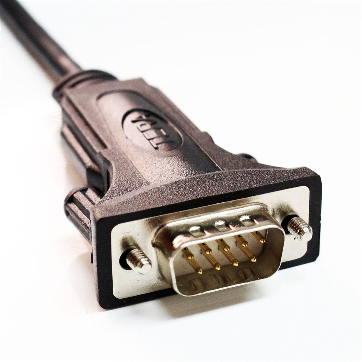 Alt View 3. Tera Grand - Tera Grand 6' Premium USB 2.0 to RS232 Serial DB9 Adapter Cable with Male Thumbscrews.