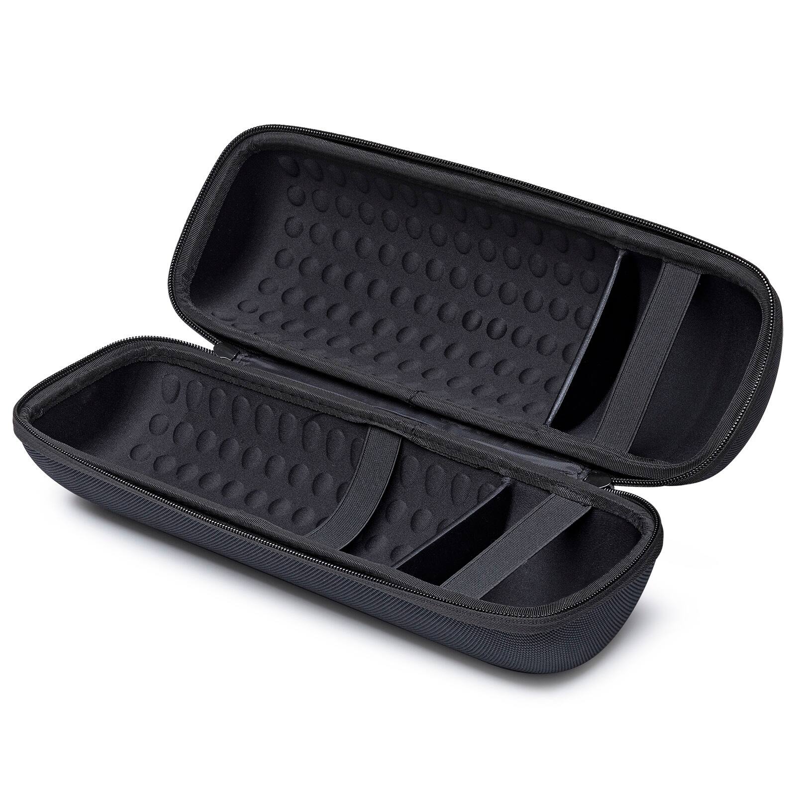 Left. Knox - Knox Gear Hardshell Travel Case for JBL Charge 4 Waterproof Bluetooth Speaker - Black.