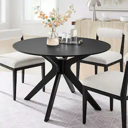 Modway - Crossroads Wood Dining Table - Black