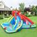 Alt View 1. Costway - Inflatable Water Slide Crab Dual Slide Bounce House Splash Pool Without Blower - Multicolor.