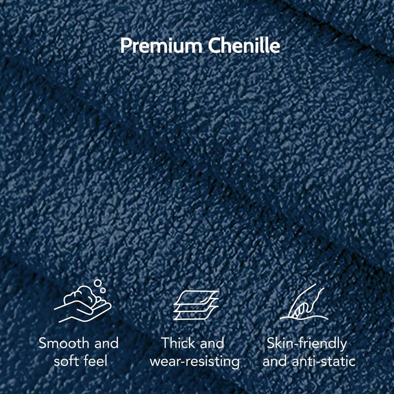 Premium Chenille

- Smooth and soft feel
- Thick and wear-resistant
- Skin-friendly and anti-static