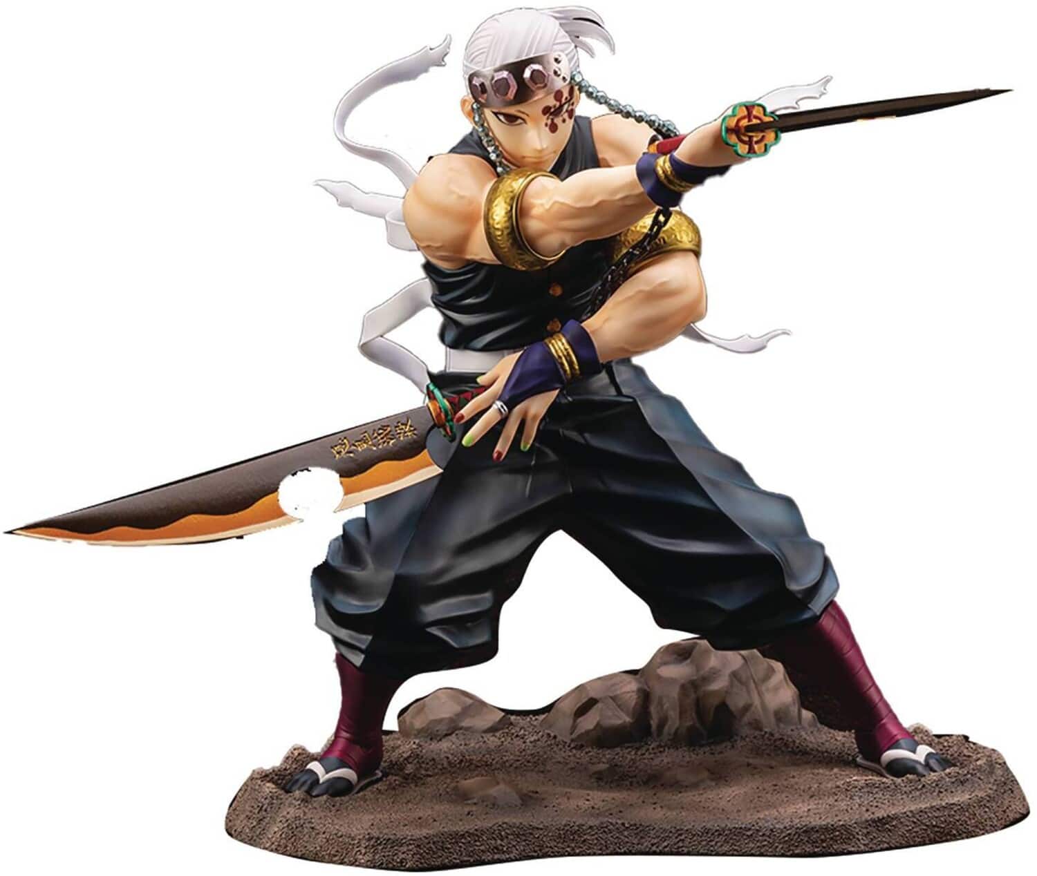 PopMarket - Kotobukiya - Demon Slayer: Kimetsu no Yaiba - ARTFX J Tengen Uzui - COLLECTABLES - Mulitcolor