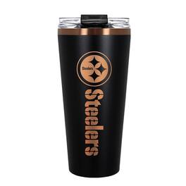 Great American Products - Pittsburgh Steelers 30oz. Big Slim Tumbler - Black