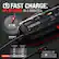 FAST CHARGE™
0% TO BOOST IN 5 MINUTES.
2.7 HR FULL CHARGE
60W USB-C IN & OUT
RECHARGE TIME
64h
32h
16h
2.7h
CHARGER RATING
2.5W
5W
10W
60W
CHARGE UP TO 5X FASTER WITH USB-C TO 12V CHARGER.