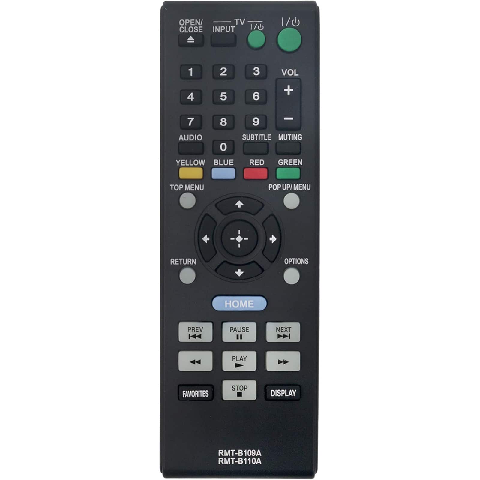 ZdalaMit Replacement Remote RMT B109A RMT B110A for Sony BLU