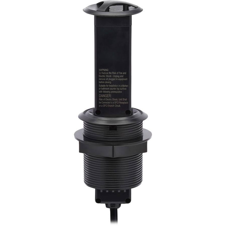 **WARNING:**

- To Reduce the Risk of Fire and Electric Shock, Unplug and remove all plugged in equipment before closing.
- Suitable for installation on a kitchen or bathroom counter top surface with following prerequisites.

**DANGER:**

- Risk of Electric Shock. Unit Shall be Connected to a GFCI Receptacle or a GFCI Branch Circuit.