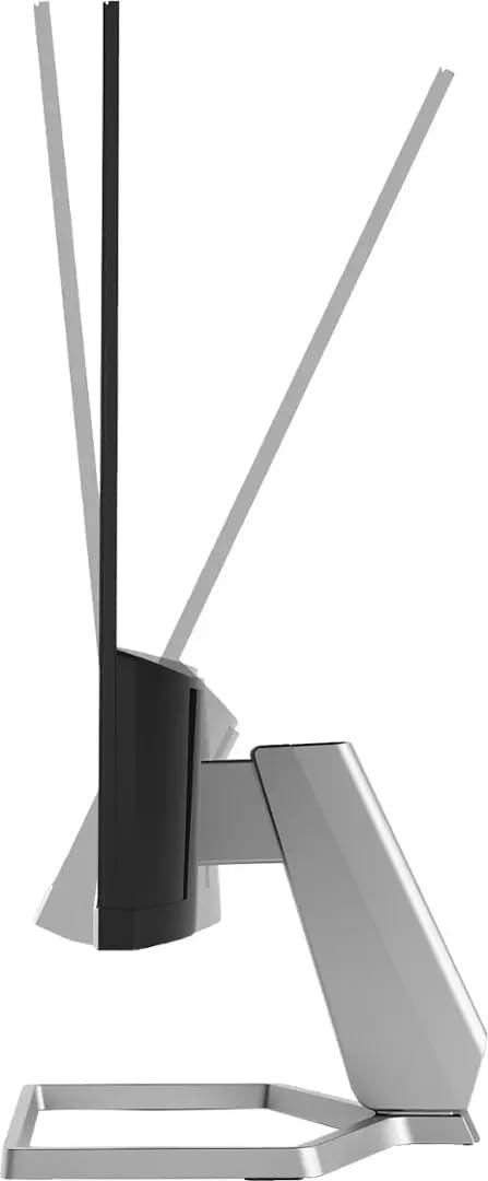 Alt View 1. HP - HP M22f 22" FHD IPS Monitor, Anti-Glare, Flicker Free, AMD FreeSync, HDMI & DKZ Hub, Black/Silver Color (2D9J9AA#ABA) - Black/Silver.