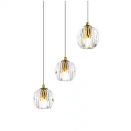 Elegant Lighting - Eren 3 lights pendant - Gold