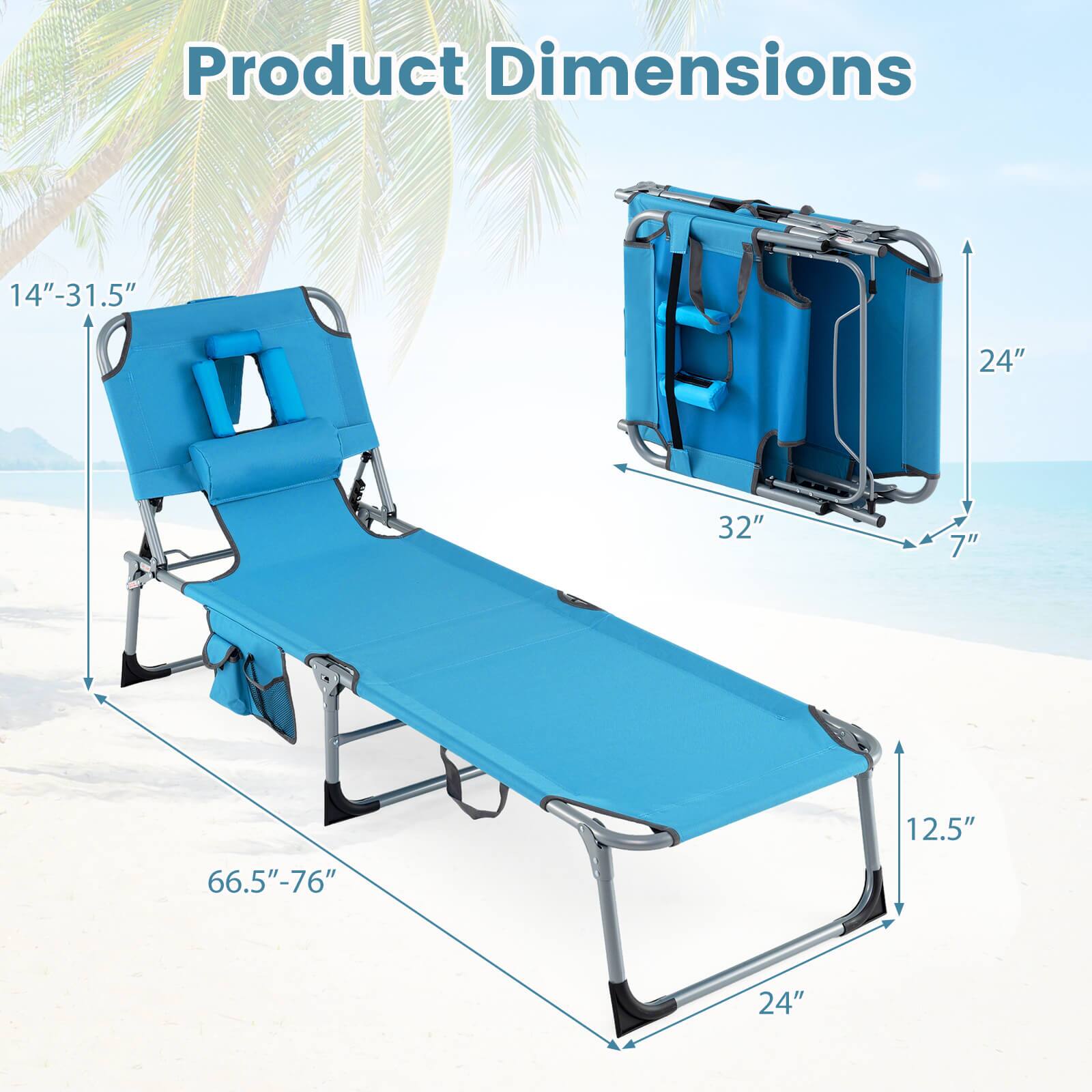Product Dimensions:  
14"-31.5" x 24" x 32" x 7" x 66.5"-76" x 12.5" x 24"