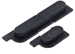 MobileSentrix - Power & Volume Buttons Replacement Compatible For Nintendo Switch OLED - Black