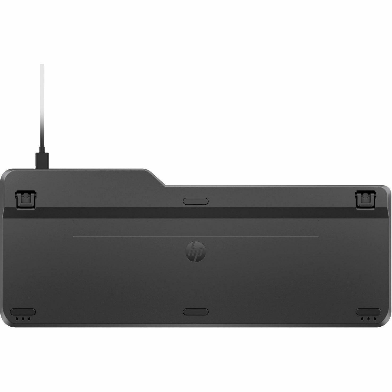 Alt View 7. HP - HP 400 Backlit Wired Keyboard (7N7C0AA) - Cable Connectivity - USB Type A Interface - LED - 20 Hot Key(s) - Microphone - Black.