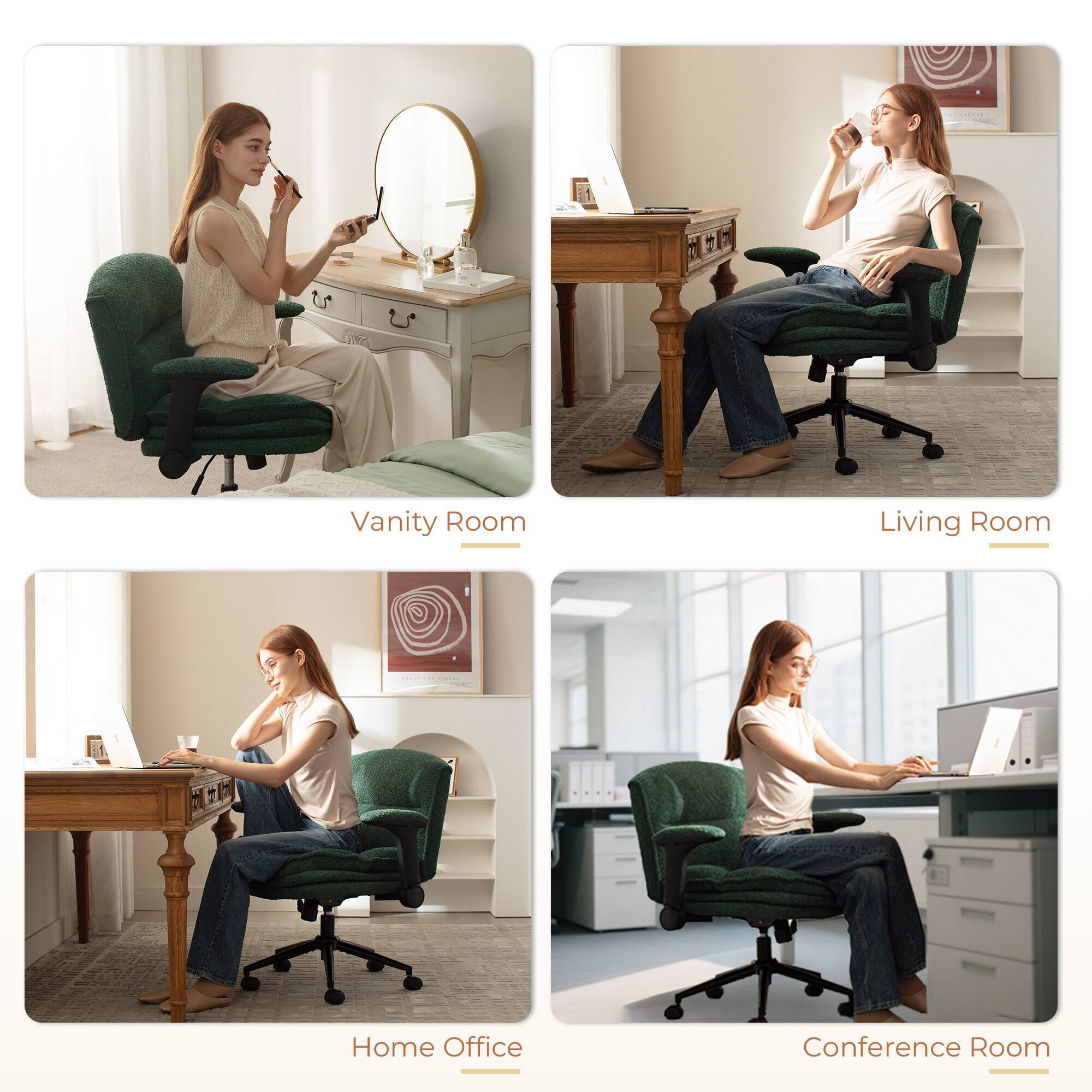 - Vanity Room
- Living Room
- Home Office
- Conference Room