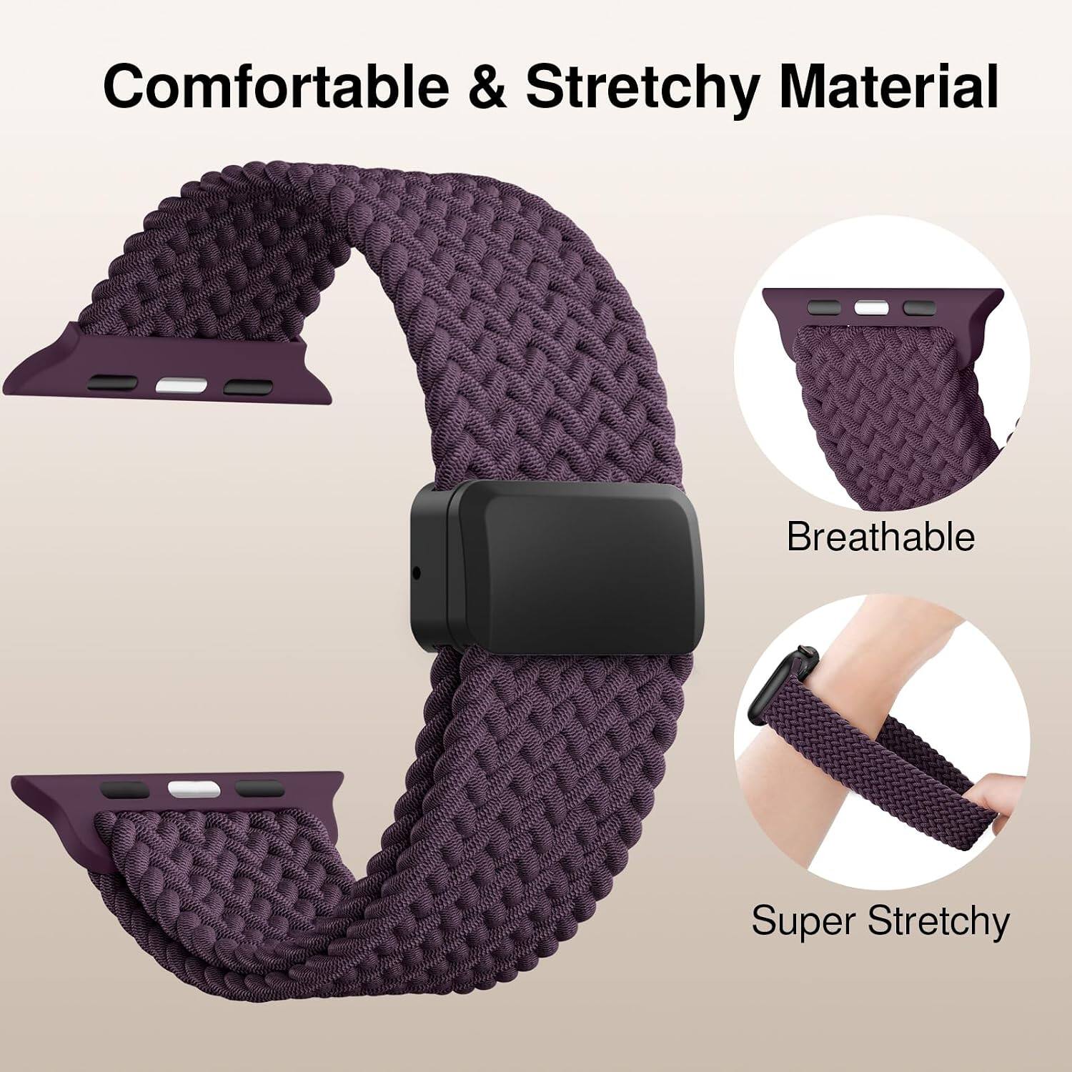 Comfortable & Stretchy Material  
Breathable  
Super Stretchy
