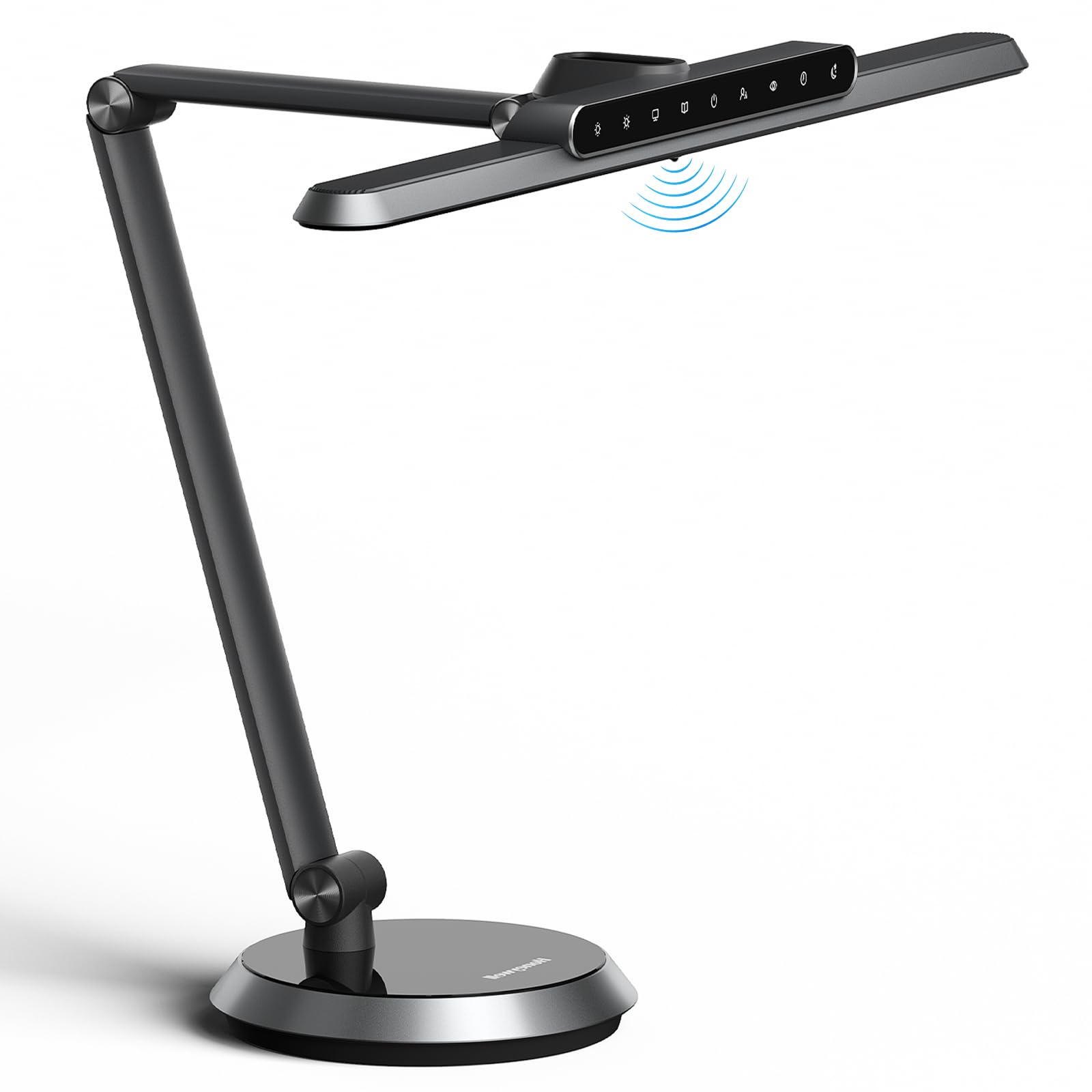 Front. Honeywell - Honeywell Dimmable Desk Lamp 1000LM for Home Office with Timer and Auto-sensin H9 Sunturalux Eye-Caring LED Desk Light - Black.