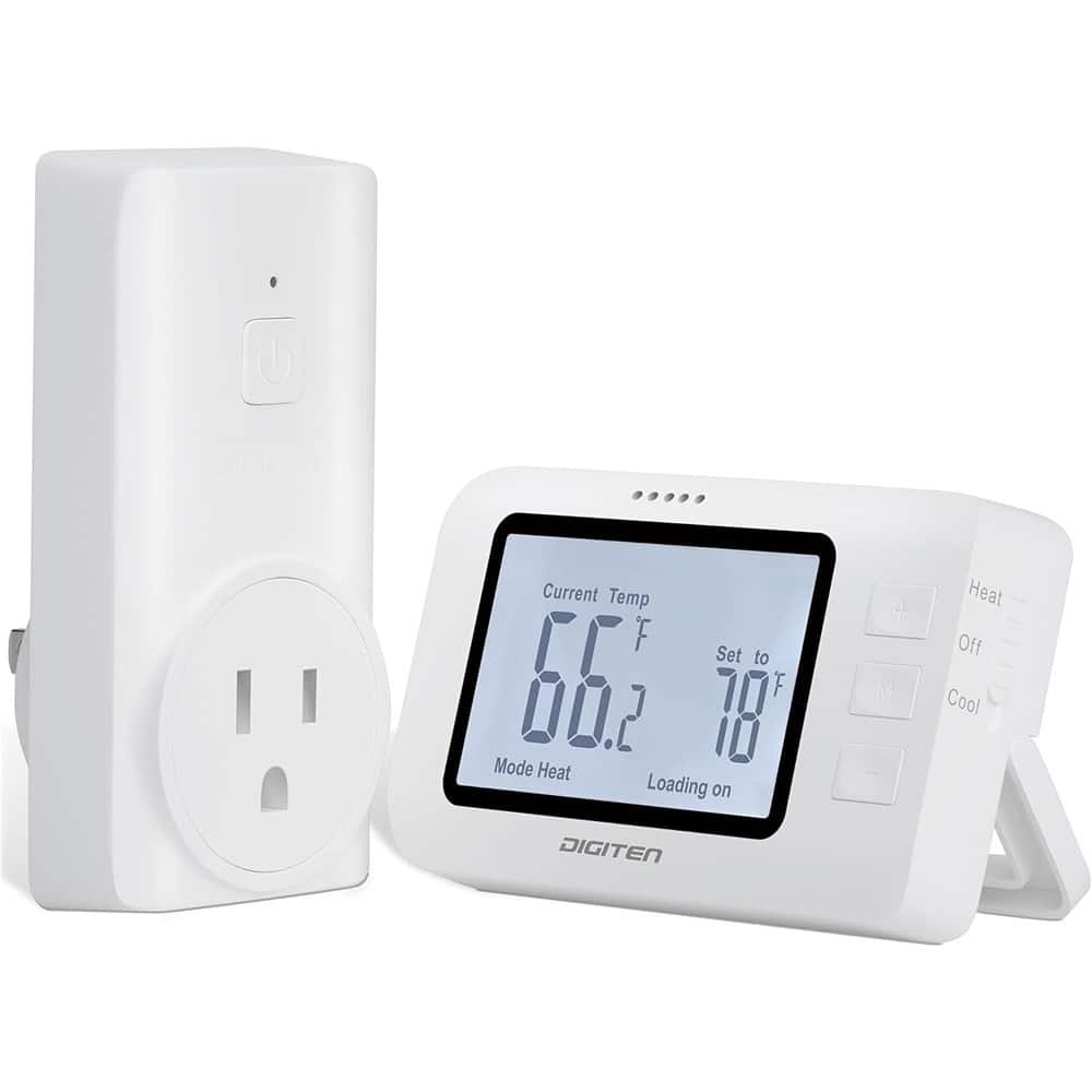 Schertz - Wireless Thermostat, Remote-Controlled Plug for Heating & Cooling