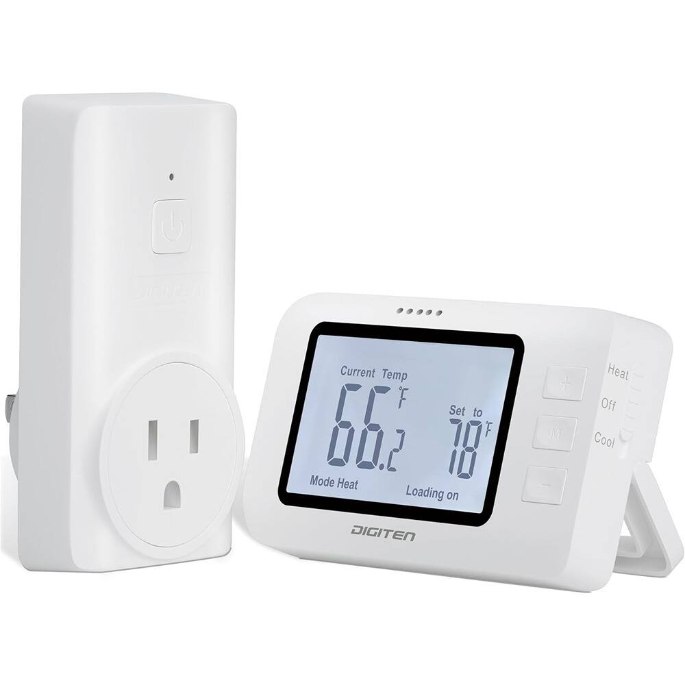 Schertz - Wireless Thermostat, Remote-Controlled Plug for Heating & Cooling