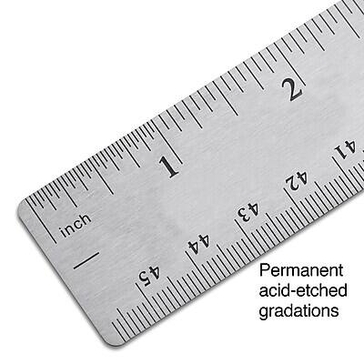 Inch 1 44 45 2 41 42 43 Permanent acid-etched gradations