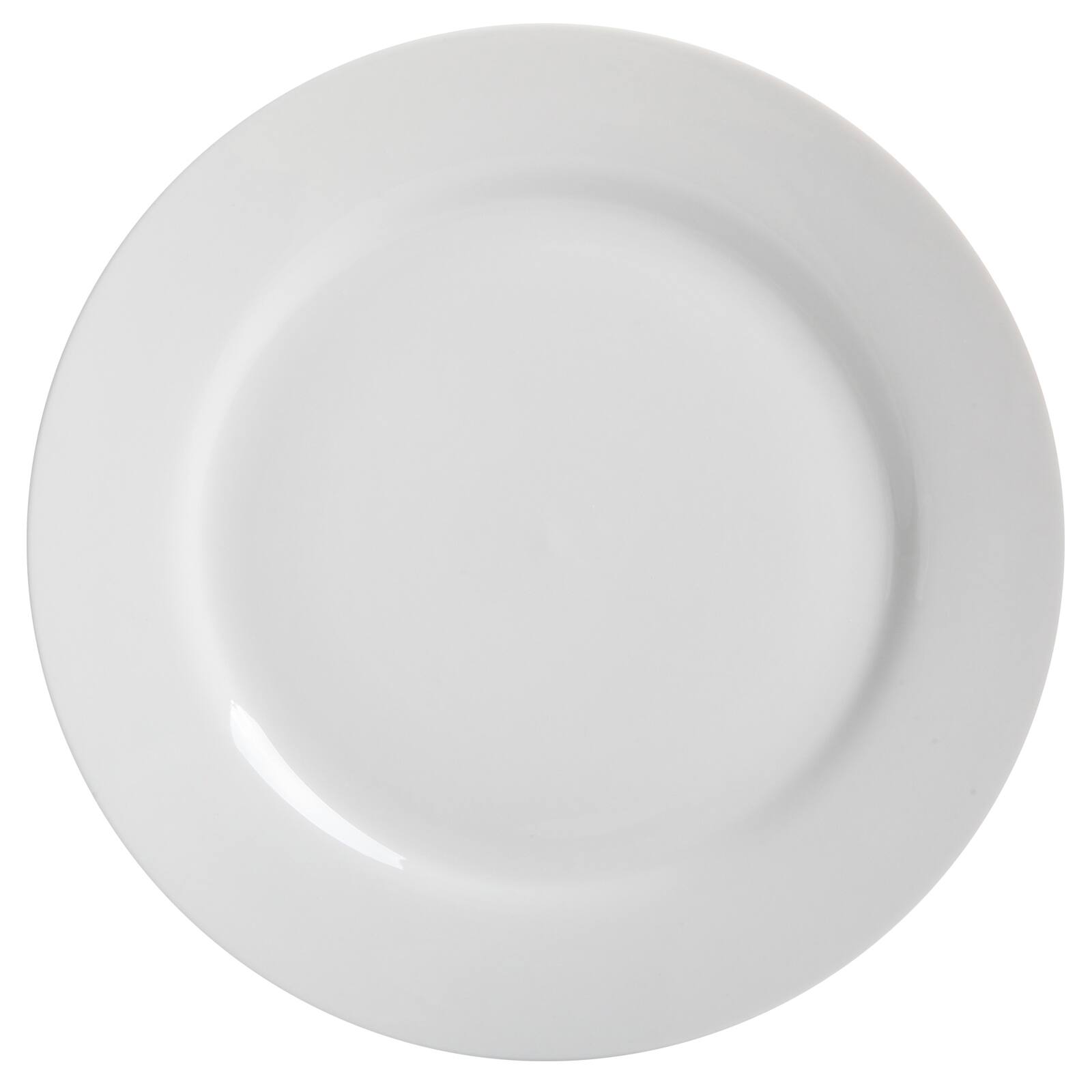 Alt View 1. Gibson - Gibson Home Noble Court 7.5 inch Dessert Plate Set in White, Set of 12 - White.