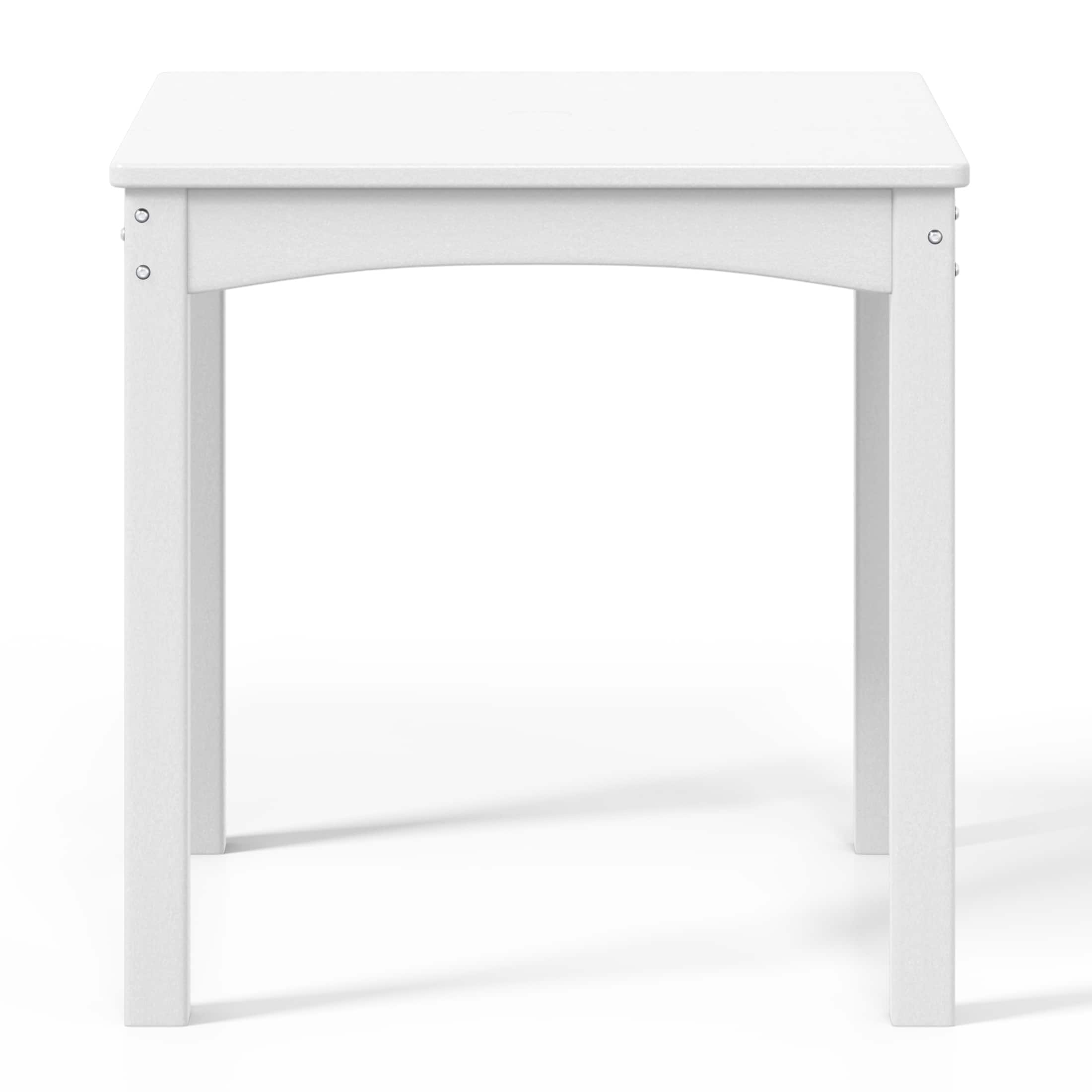 "WestinTrends - Treehouse Kids 24"" Wide HDPE Plastic Childrens Square Dinner Table - White" price history on PriceWatchPro