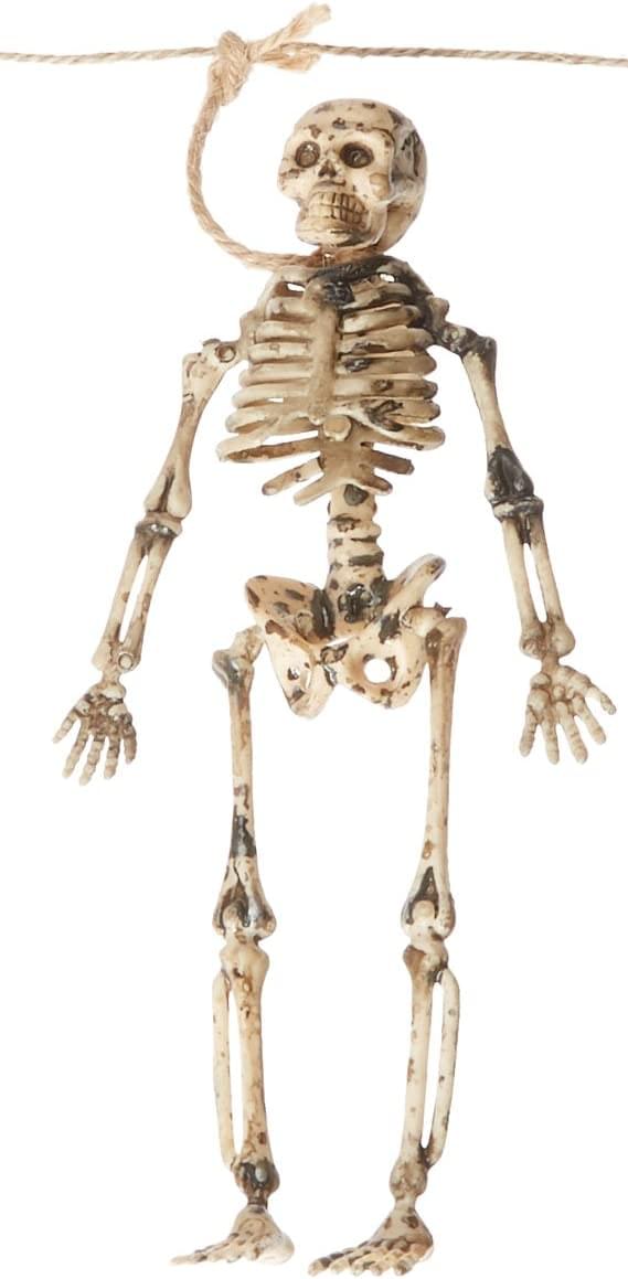 Alt View 1. Funworld - Scary Skeletons 72 Inch Garland Decoration - White.