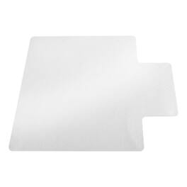 Floortex - Vinyl Lipped Chair Mat for Hard Floor - 36" x 48" - Clear