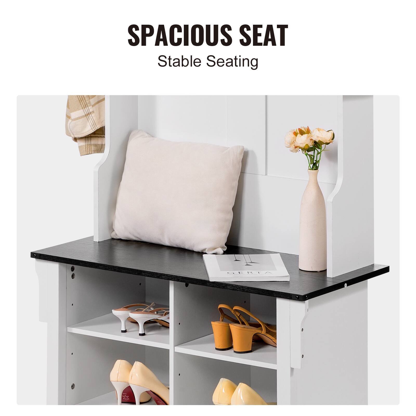 SPACIOUS SEAT  
Stable Seating