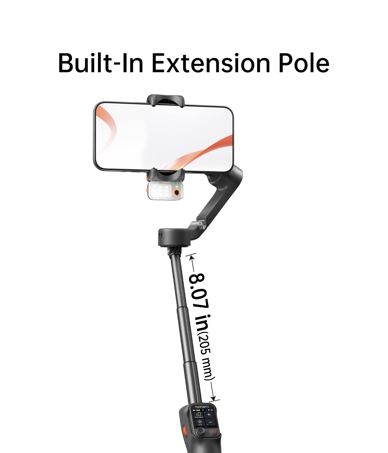Built-In Extension Pole

8.07 in (205 mm)