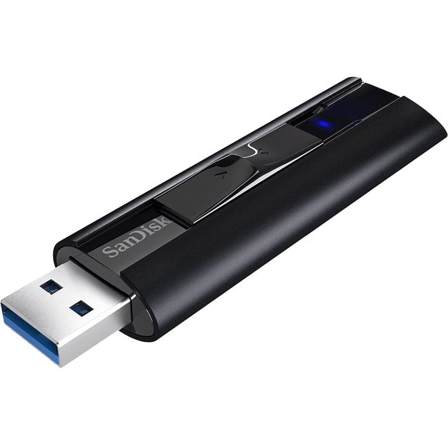 SanDisk - Extreme PRO USB 3.2 Solid State Flash Drive - 512 GB - USB 3.2 (Gen 1) Type A - 420 MB/s Read Speed - 380 MB/s W - Unknown
