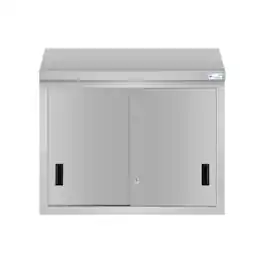 Koolmore - 36 Inch Commercial Wall Cabinet with Sliding Doors 15 x 48 NSF - Stainless Steel