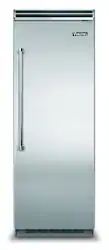 Viking - 5 Series Quiet Cool 17.8 Cu. Ft. Built-in All Refrigerator - Stainless Steel - Front_Zoom