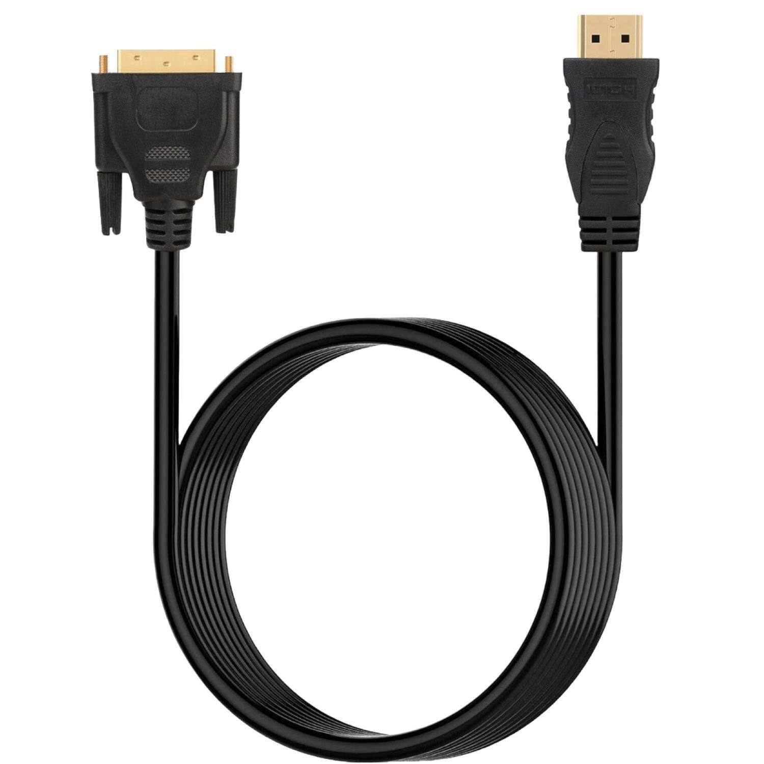 Back. Sanoxy - HDMI to DVI Cable, 10 ft - Black.