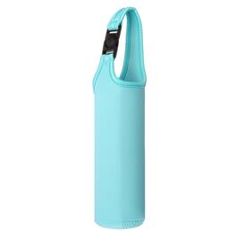 Unique Bargains - Neoprene Water Bottle Sleeves, Bottle Carrier Insulator with Handle, 3 in - For Hiking Cycling Camping Travel - Light Blue