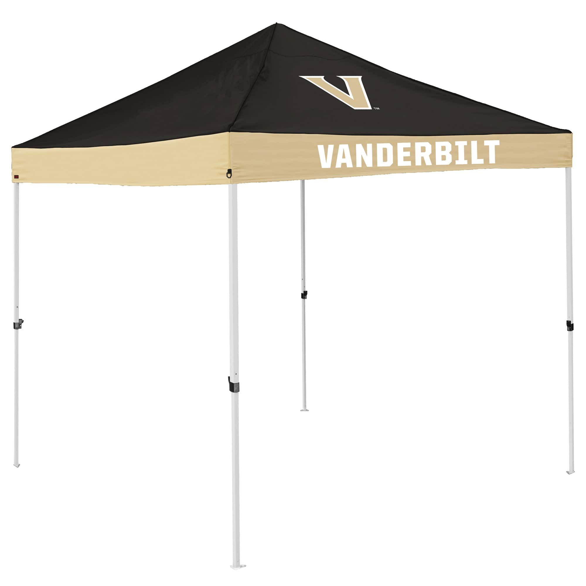 Logo Brands - Vanderbilt Commodores 9' x 9' Economy Tailgate Canopy Tent - Multicolor